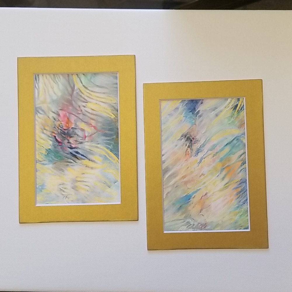 Original abstract painting set